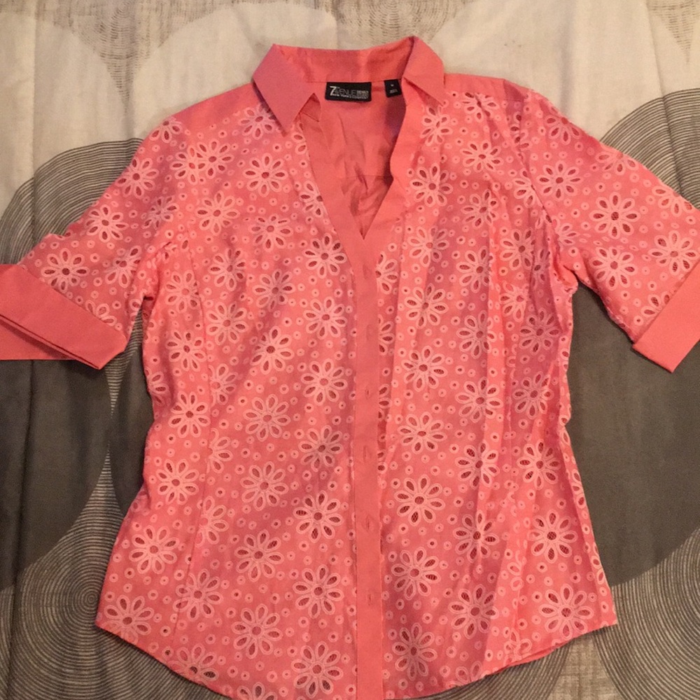 Pink buttoned down size medium